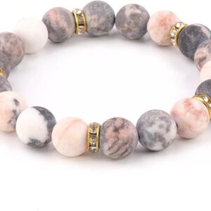 Healing Bracelets for Women: Natural Stone Beaded 10MM Stretch Bracelets - Anxiety and Stress Relief Gifts for Women - Image 1
