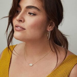 Kendra Scott Elisa Pendant Necklace for Women, Fashion Jewelry, 14k Gold-Plated - Image 1
