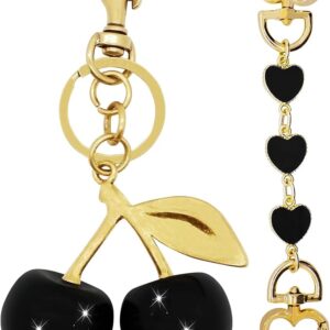 BIHRTC Cherry Bag Charm Bag Extender Chain Strap Replacement Accessories Bag Charms for Purses Bags Handbags - Image 2