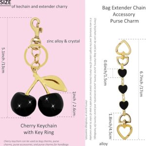 BIHRTC Cherry Bag Charm Bag Extender Chain Strap Replacement Accessories Bag Charms for Purses Bags Handbags - Image 1